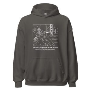 Charcoal Pacific Coast Route Hoodie