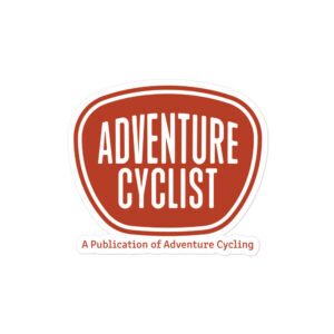 Adventure Cyclist Magazine Bubble-free Sticker