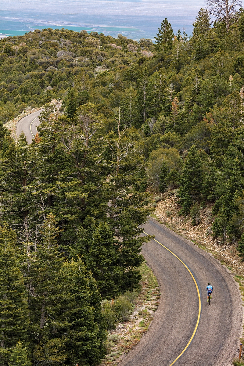 Bike touring in Great Basin National Park