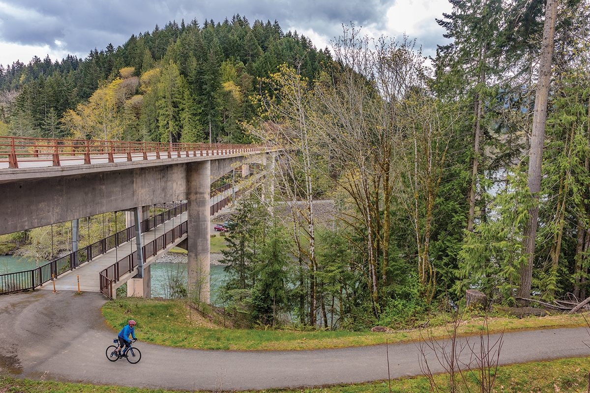 Bike touring in Olympic National Park