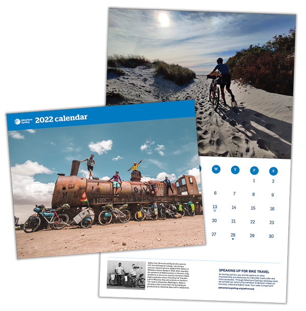 Adventure Cycling 2021 Calendar