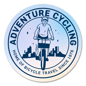 adventure cycling sticker