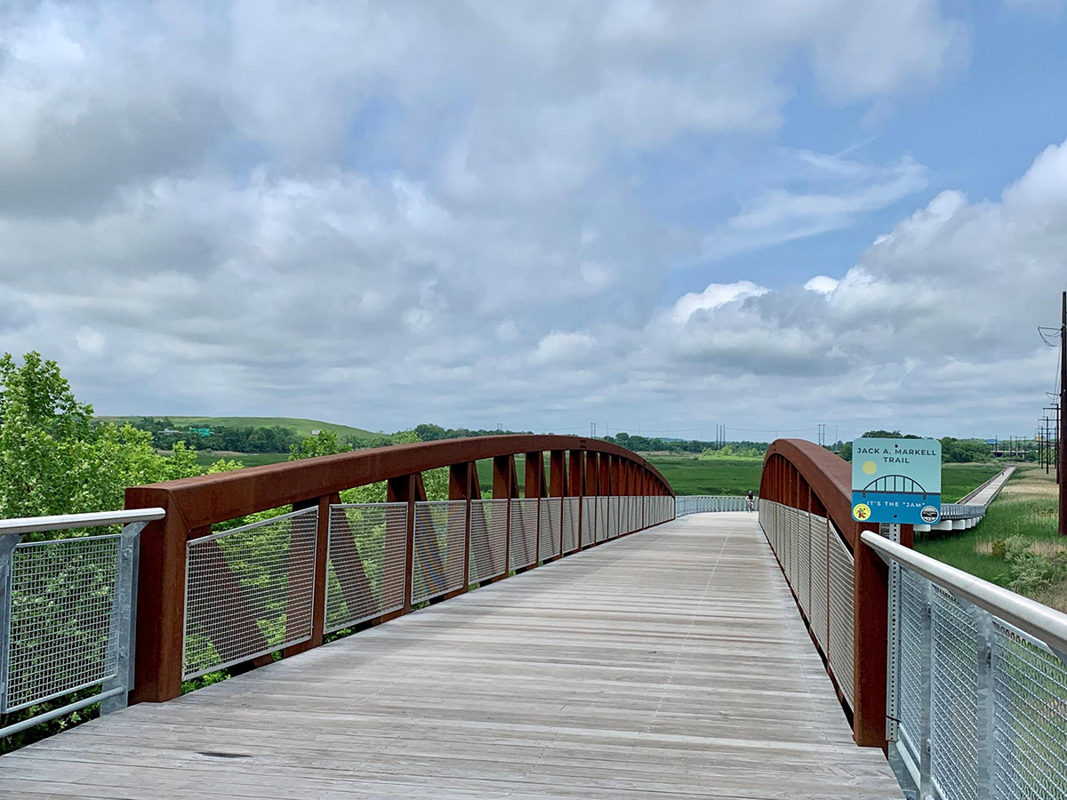 Bridge on the Markell Trail on USBR 201 in Delaware.