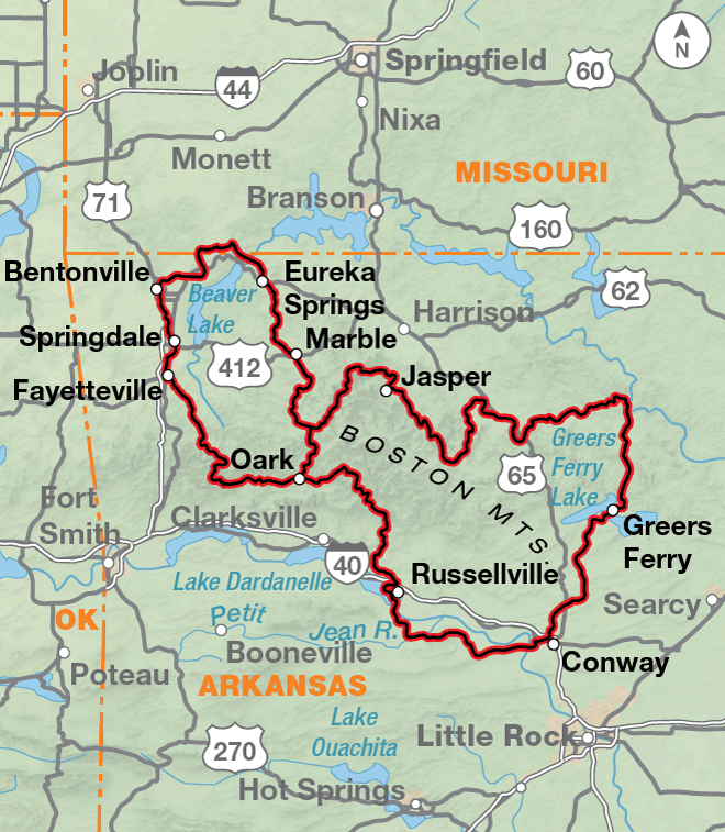 Arkansas High Country Route Adventure Cycling Association