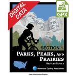 Parks, Peaks, and Prairies Map Set GPX Data