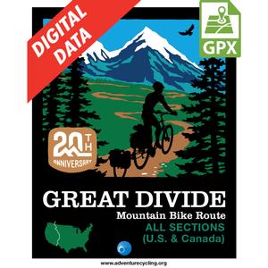 Great Divide + Canada Map Set GPX Data