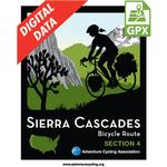 Sierra Cascades Section 4 GPX Data