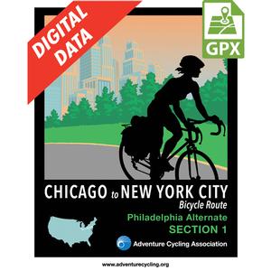 Chicago to New York City Philadelphia Alternate Section 1 GPX Data