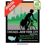 Chicago to New York City-Philadelphia Alternate Set GPX Data