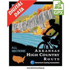 Arkansas High Country Route Map Set GPX Data
