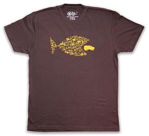 Pedal Pusher Bikefish T-shirt