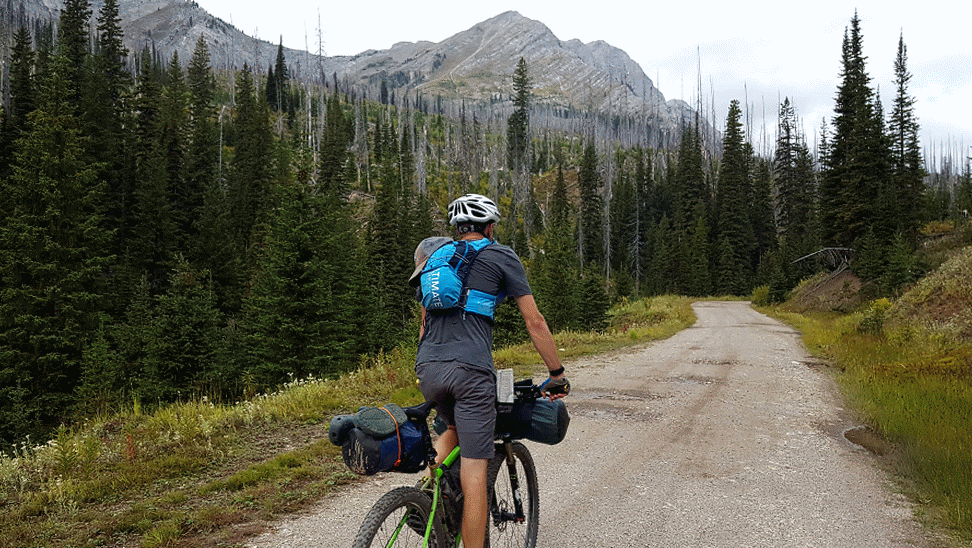 bikepacking the Great Divide Mountain Bike Route gif