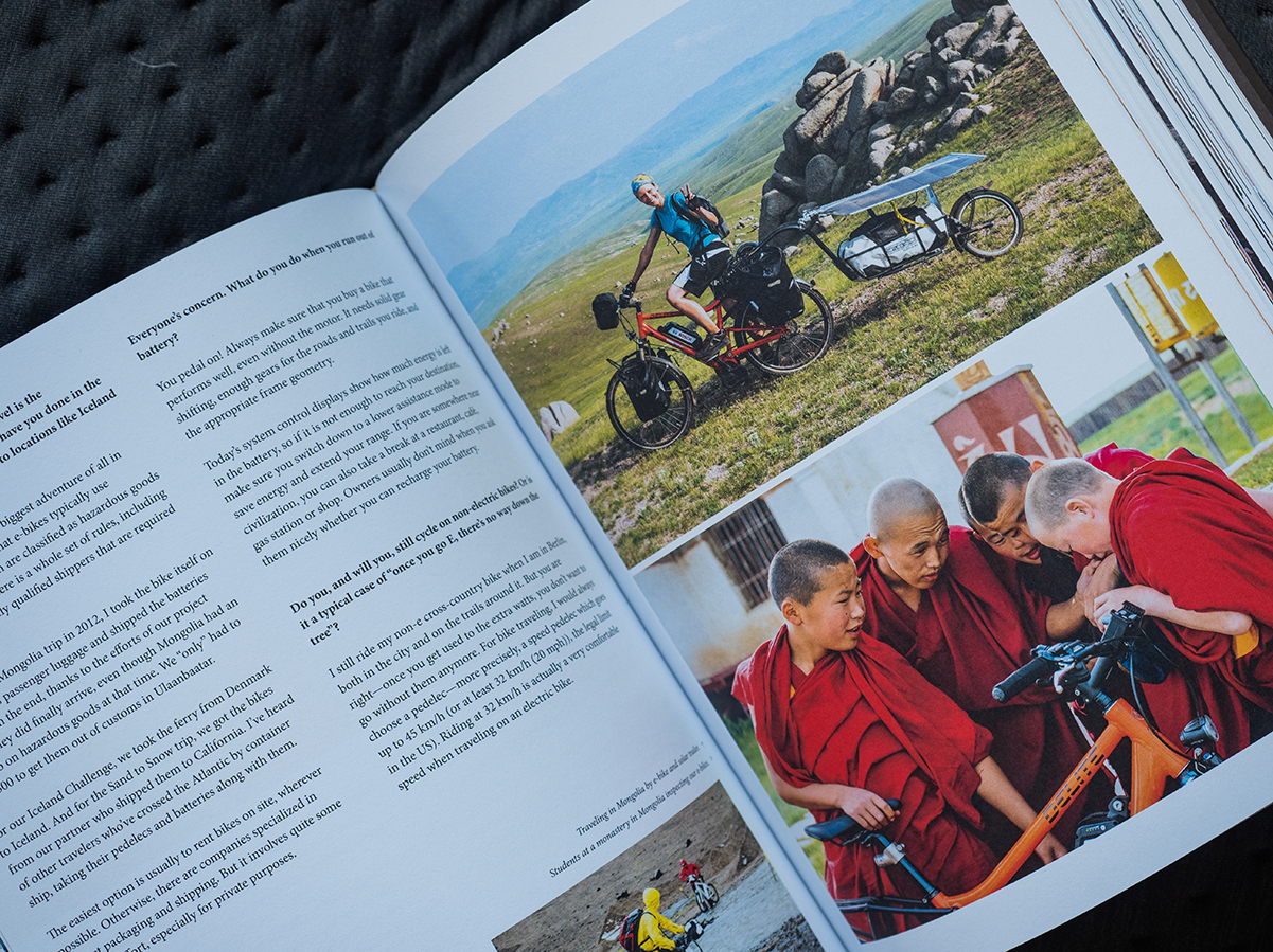 a preview of one of the pages of the book with photos and text