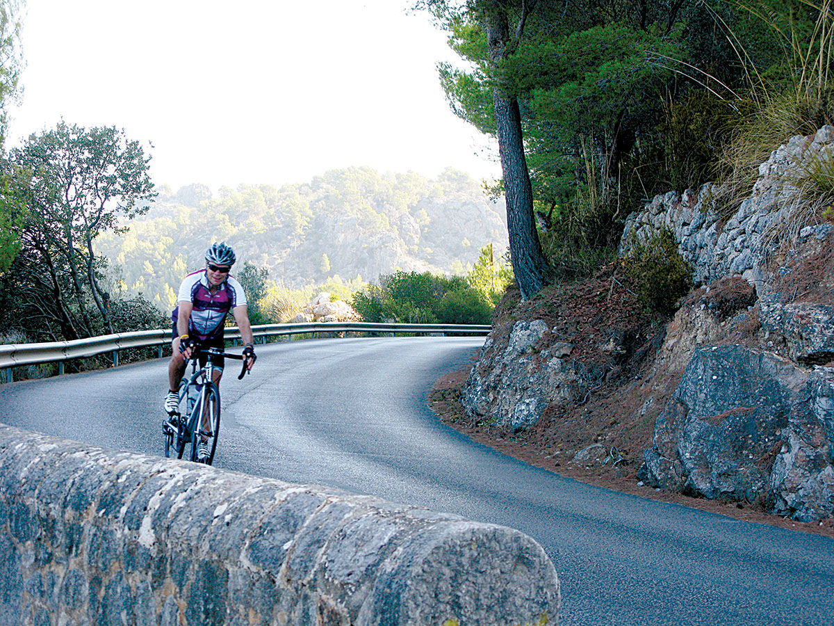 Bike ride camp in Mallorca