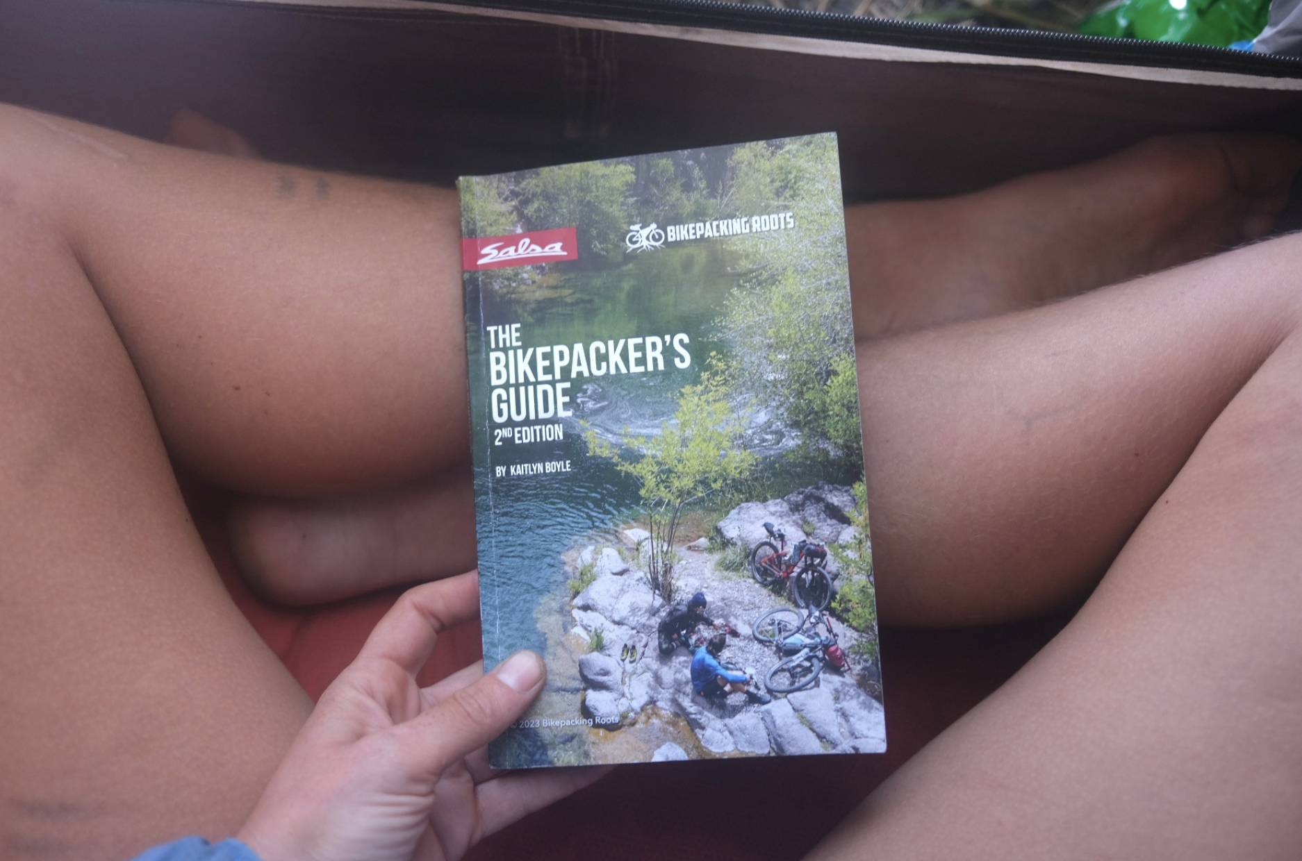 bikepacker's guide book cover