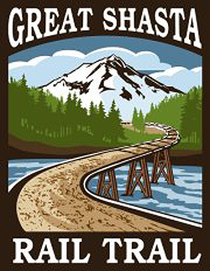 Great Shasta Rail Trail logo