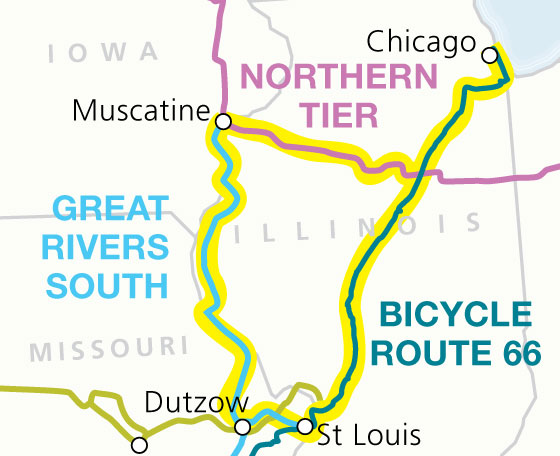 Map Graphic of Small Midwest Loop