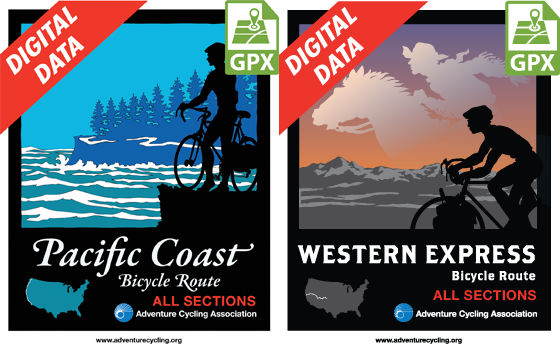 Pacific Coast and Western Express GPX Data