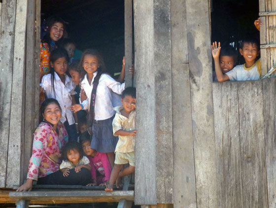 Family in Cambodia