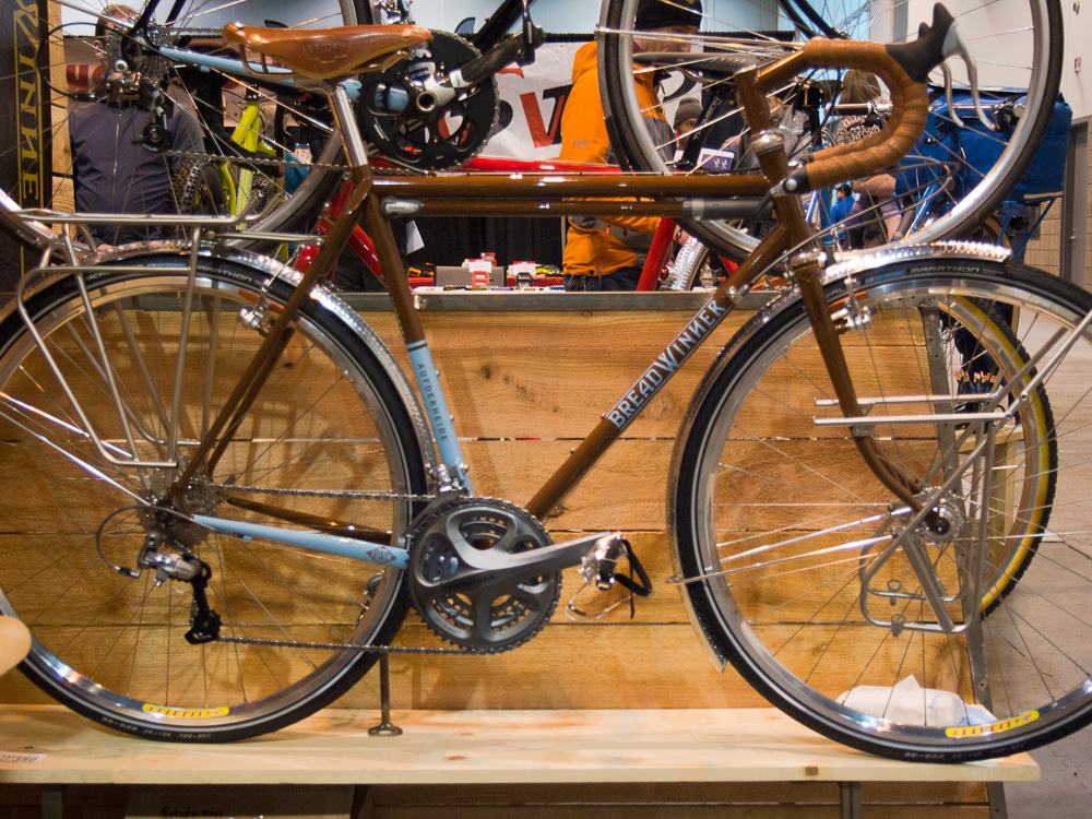 Traditional 700c touring bike by Breadwinner Cycles