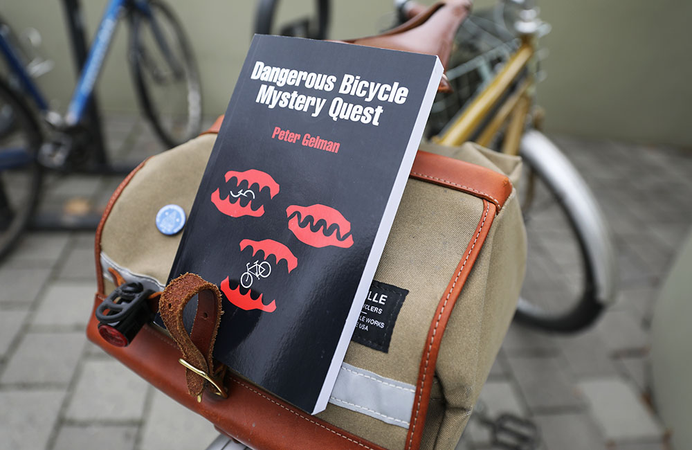 Book review of Dangerous Bicycle Mystery Quest by Peter Gelman