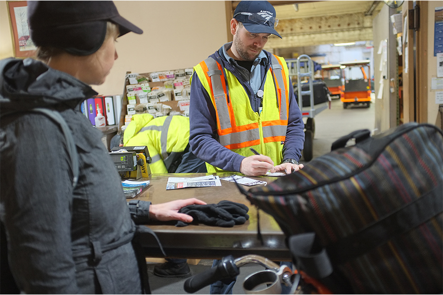 Checking your bike with Amtrak bike services