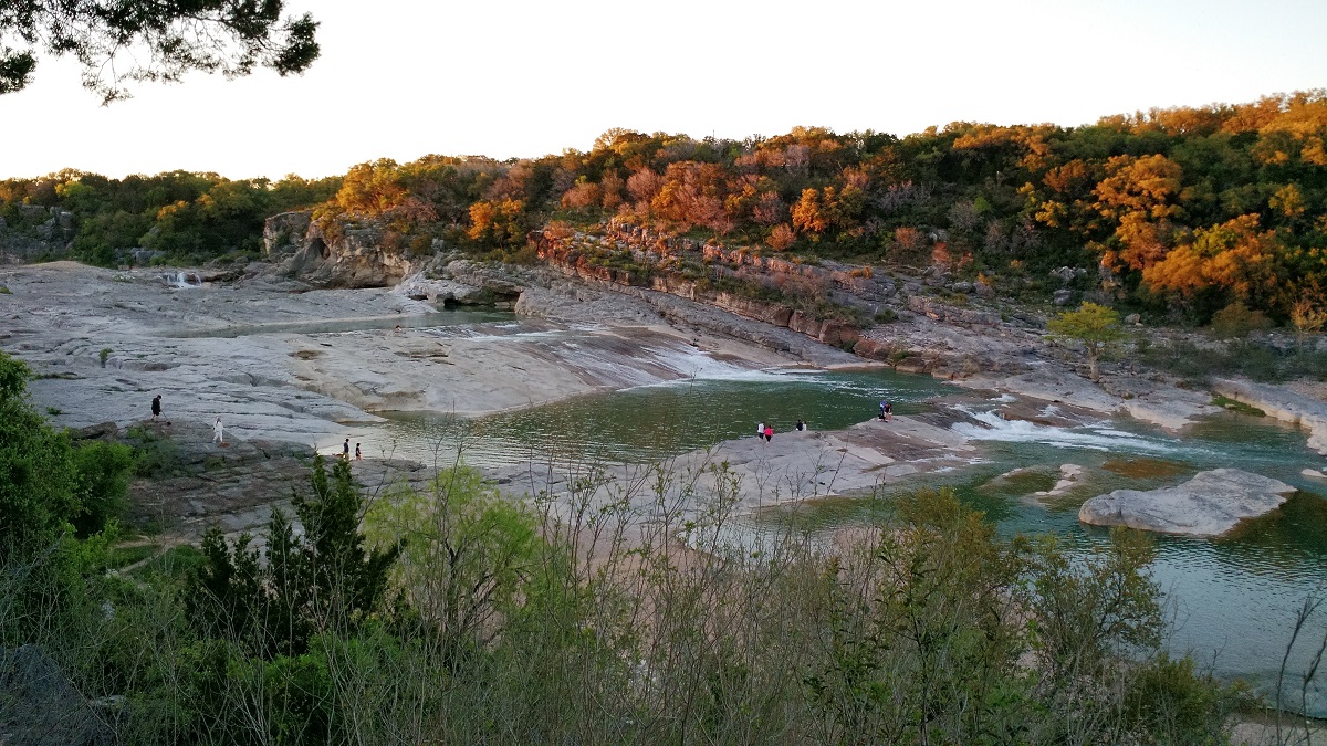 A beautiful fall day along a Texas River