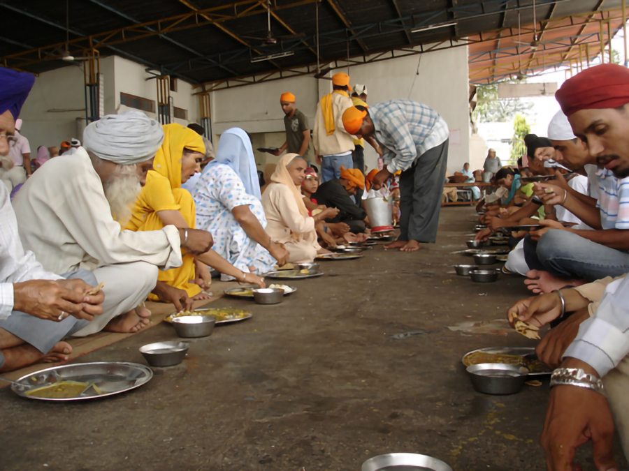 Eating free meals in India