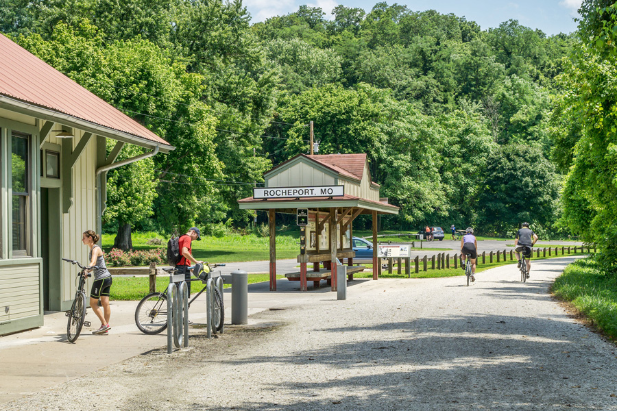 Katy Trail trailhead