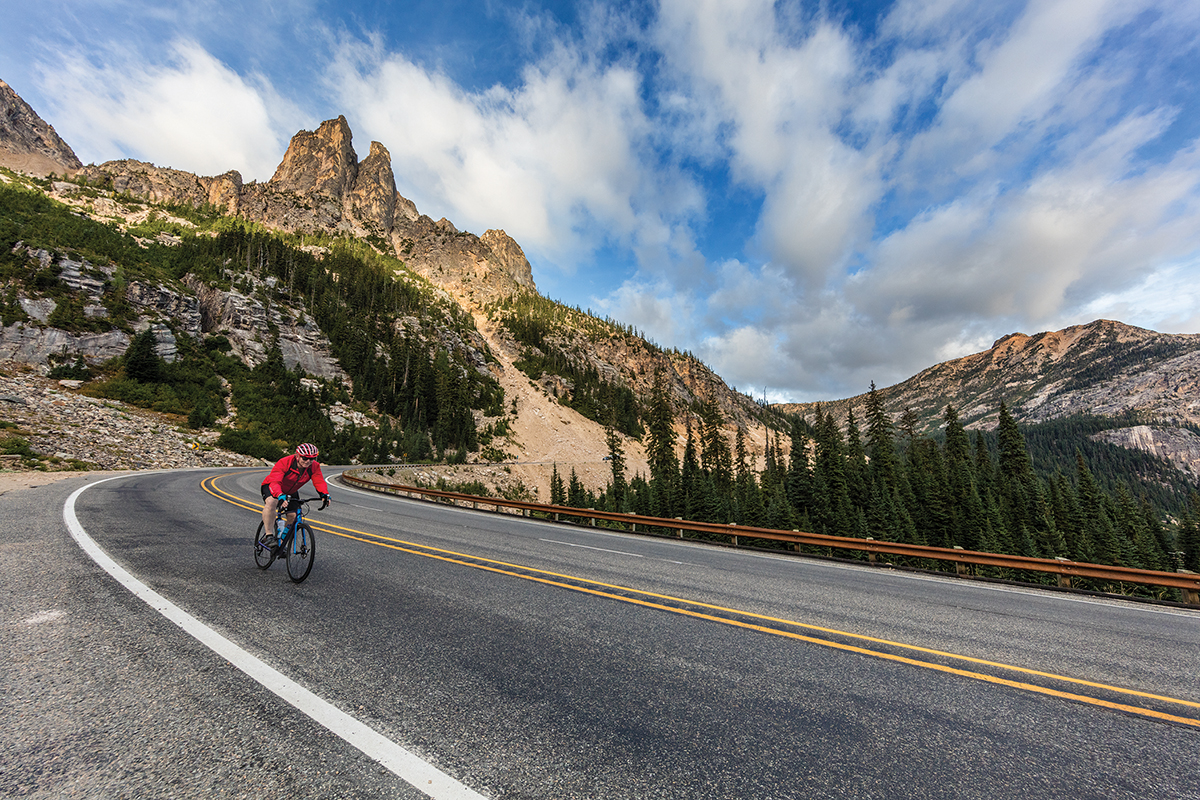 bike touring in North Cascades National Park