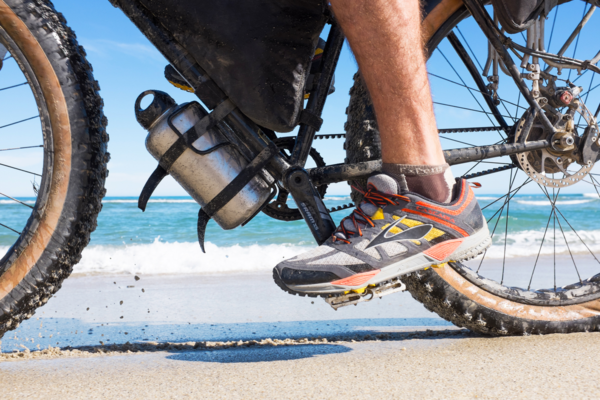 Tubeless fat bike tires are best for sandy conditions.