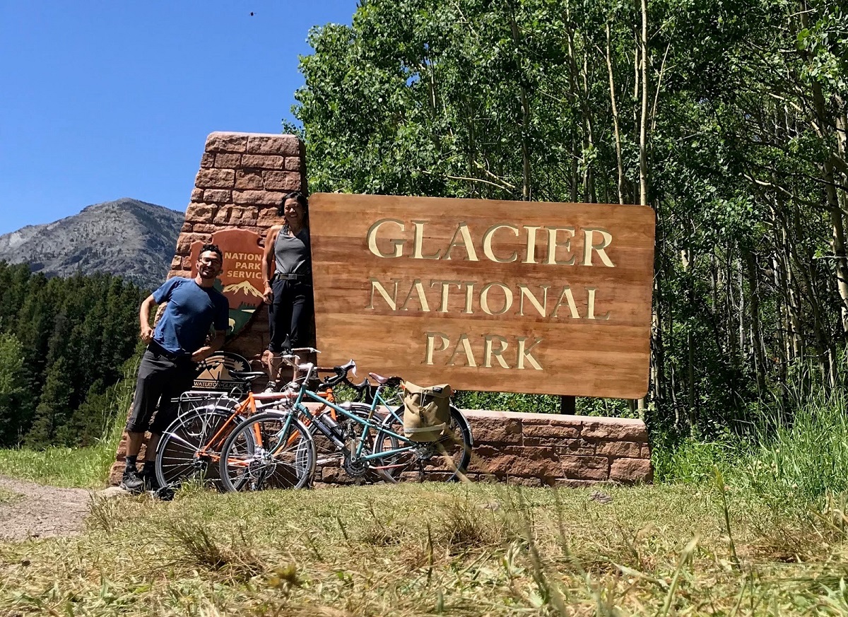 Glacier National Park, bike travel, bike touring, Amtrak, Pam Murray