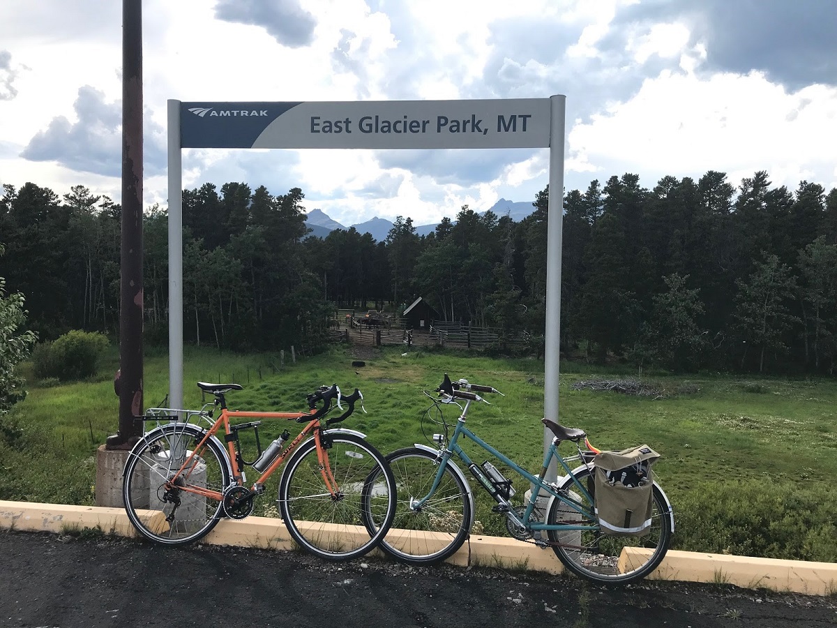Glacier National Park, bike travel, bike touring, Amtrak, Pam Murray