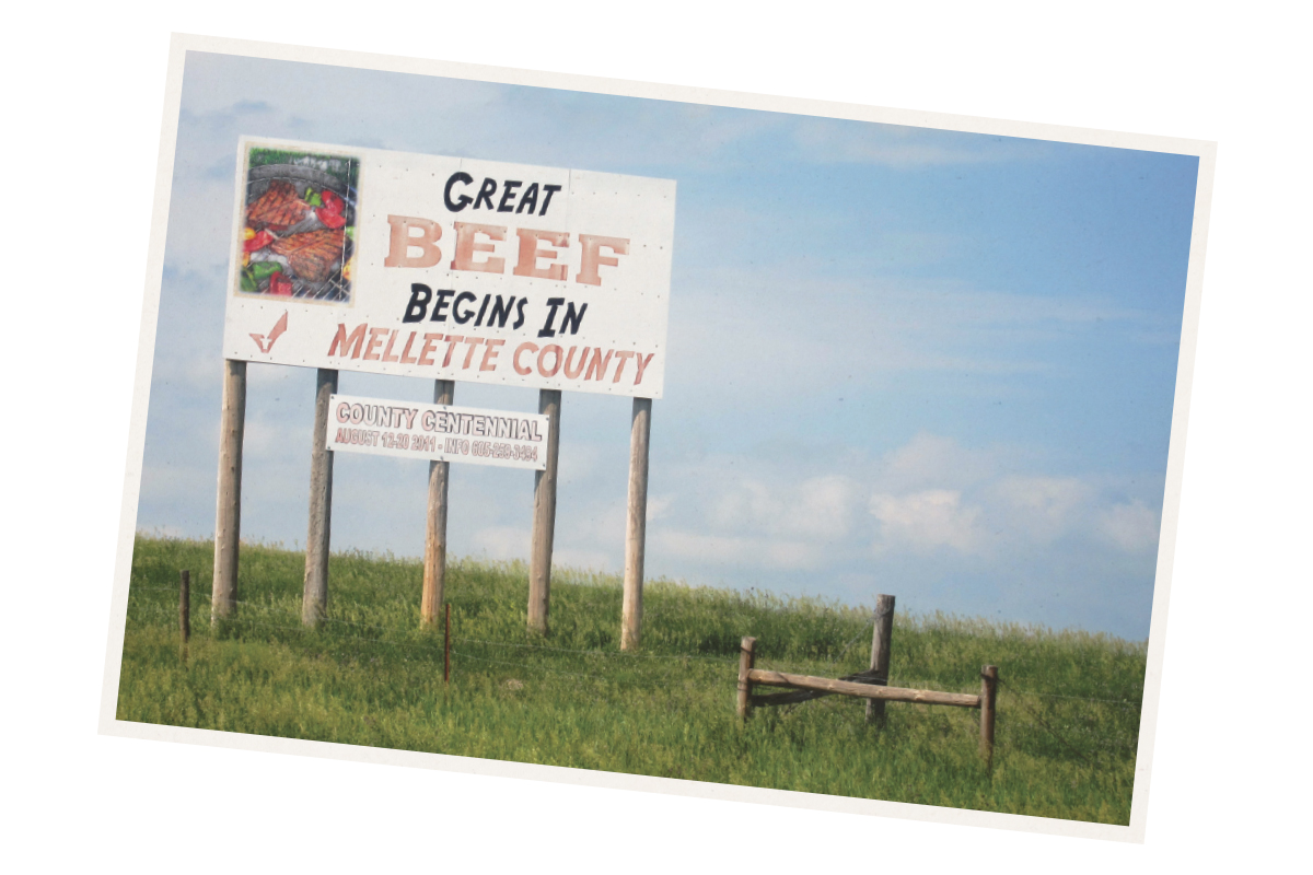 Bicycle touring in Mellette County