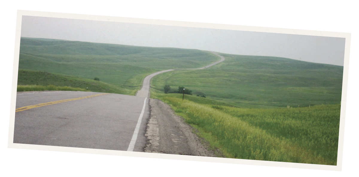 Bike touring in South Dakota