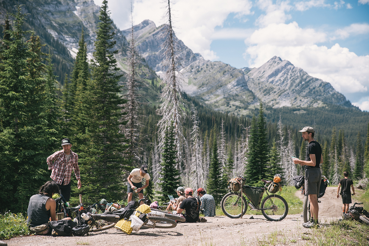 Lunch with a view on the Rocky Mountains
