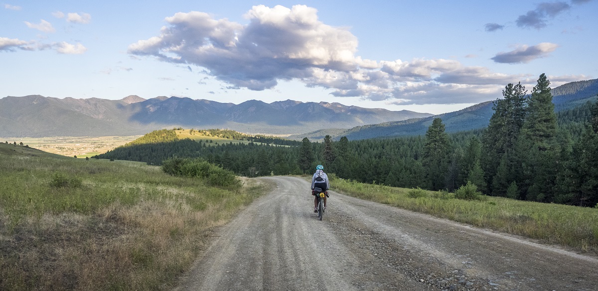 Devin rides through Montana's stunning mountains.