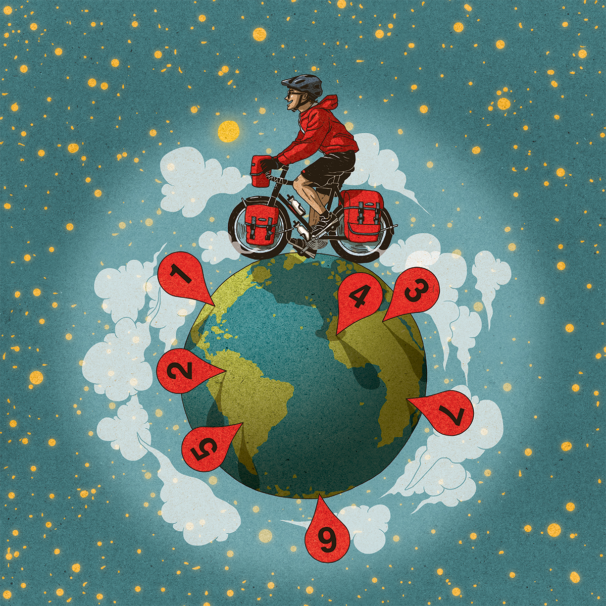 Bike your seven wanders of the world