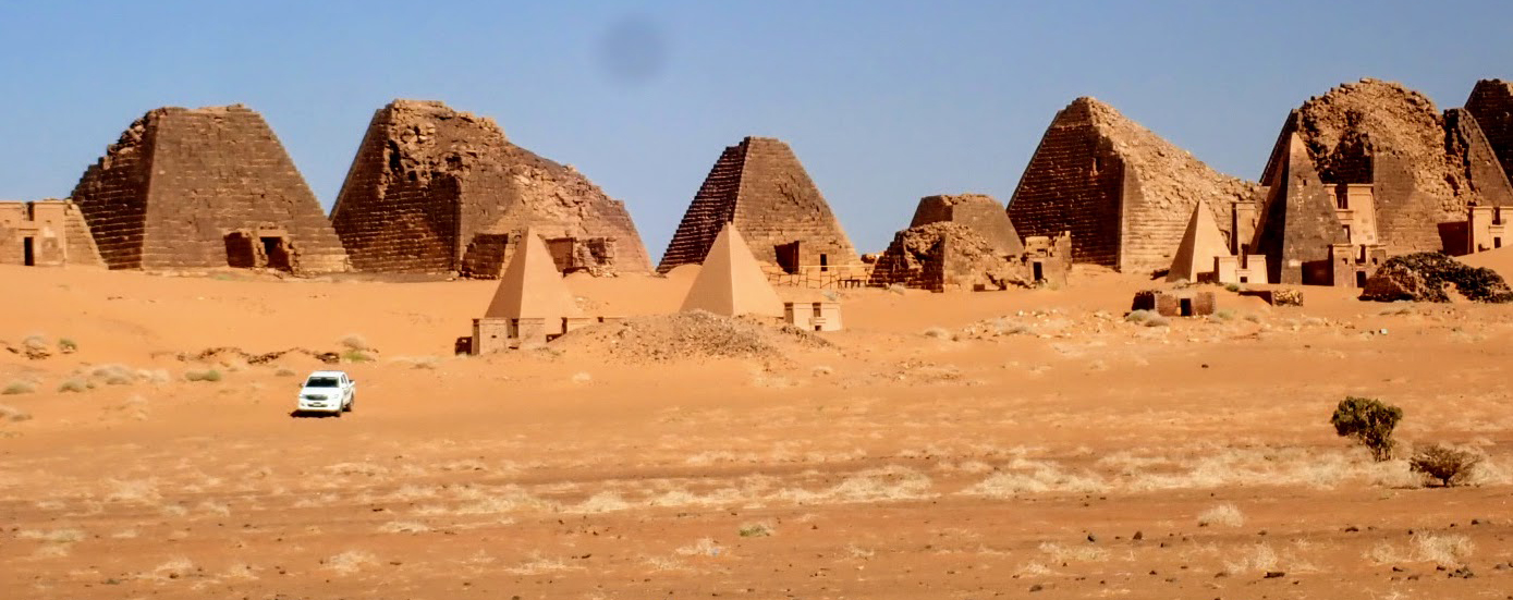 Meroe Pyramids in Sudan