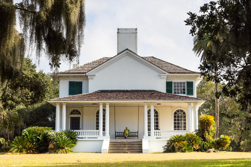 Historic buildings on the island contrast with Cumberland Island's wilder stretches.