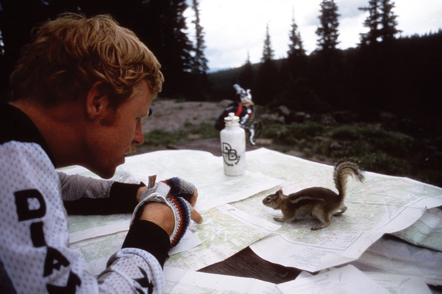 When bikepacking and finding routes via paper maps, the wildlife can occasionally be of assistance.