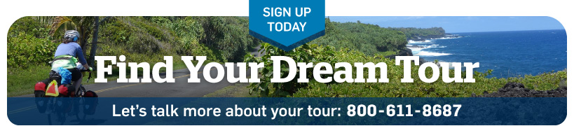 Call to talk with the tours department: 800-611-8687