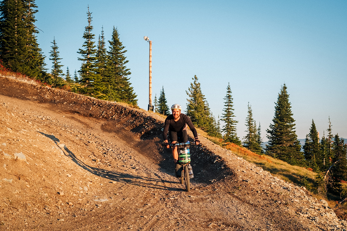 bikepacking with a bike friday all-packa in montana