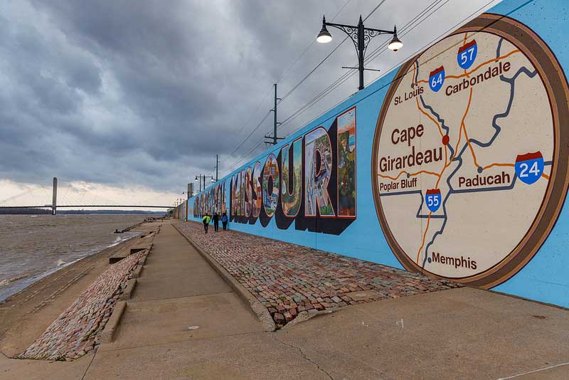Cape Girardeau’s flood wall