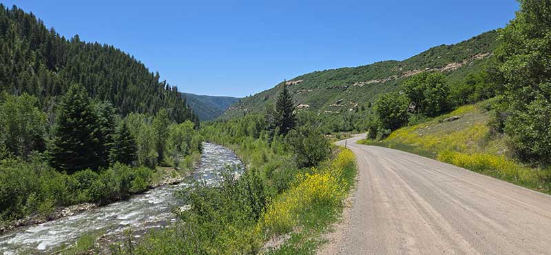Anthracite Creek near Erickson Springs Campground