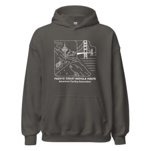 Charcoal Pacific Coast Route Hoodie