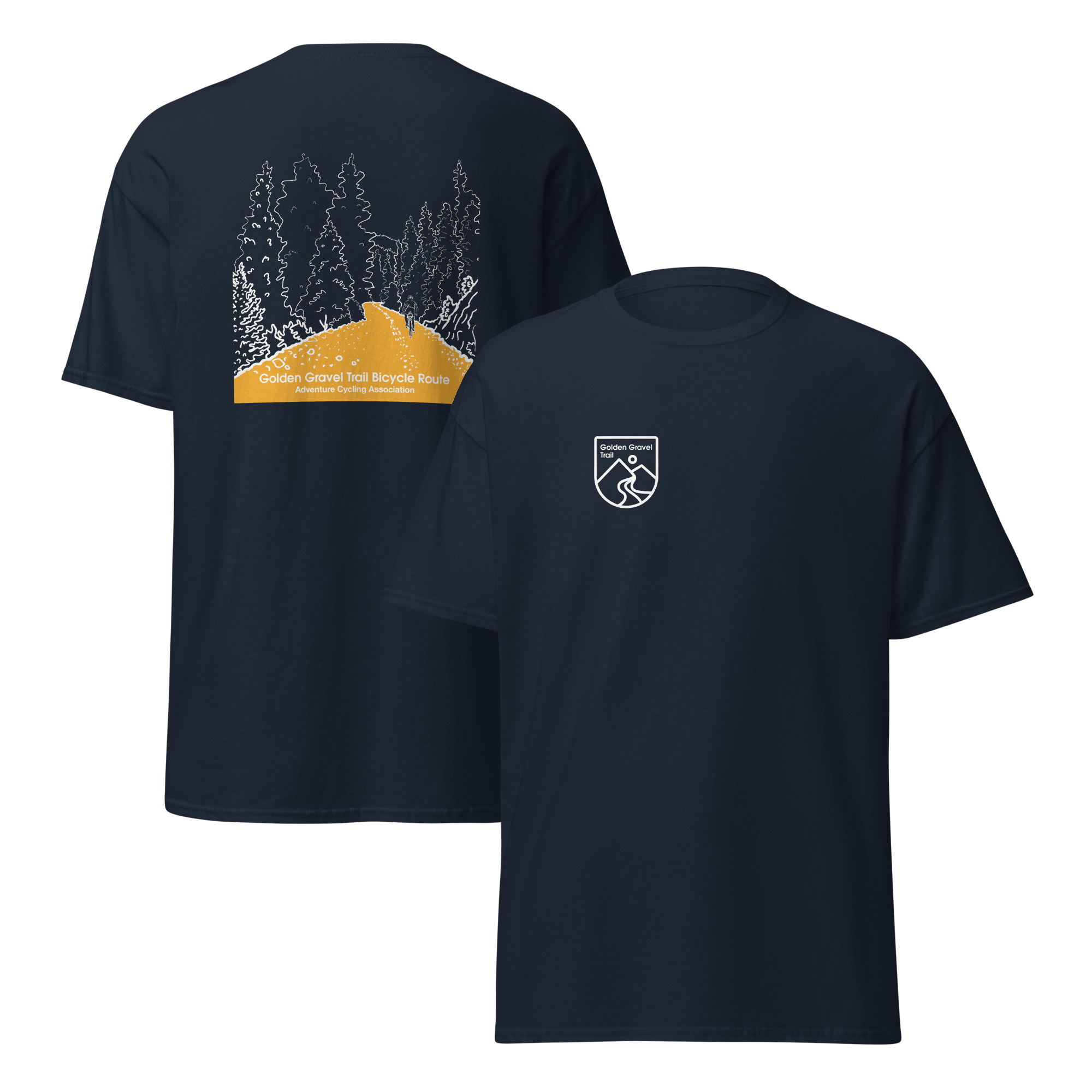 Golden Gravel Trail "Golden Road" Tee
