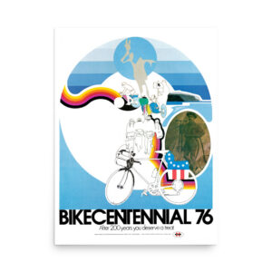 Retro Bikecentennial Poster