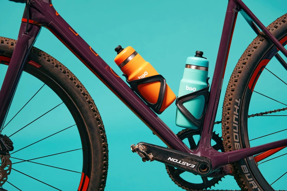 Bivo bottles on a bike